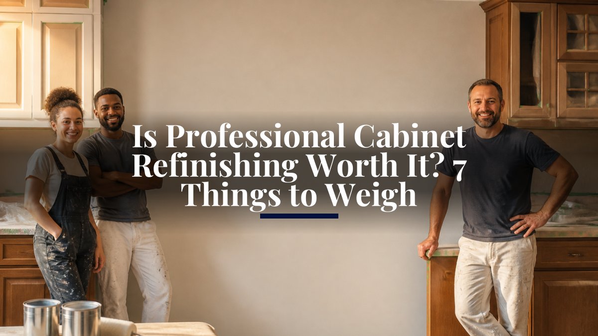 Is Professional Cabinet Refinishing Worth It? 7 Things to Weigh