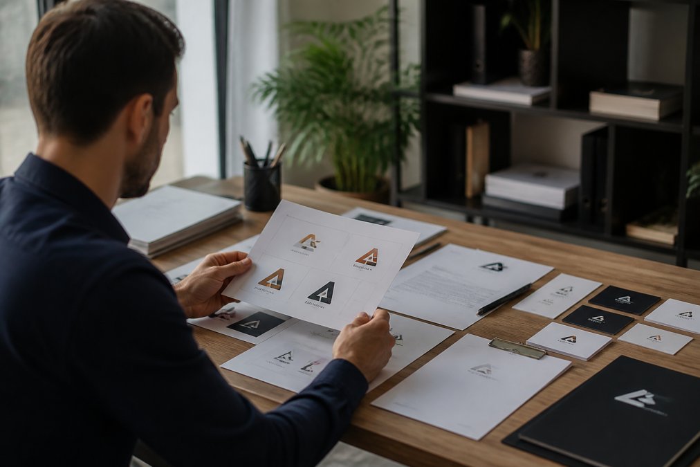 Professional illustration showing Small for professional logo design