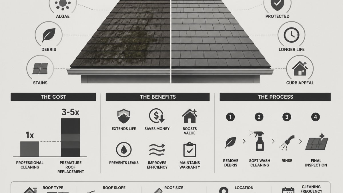 Is Professional Roof Cleaning Worth the Cost?