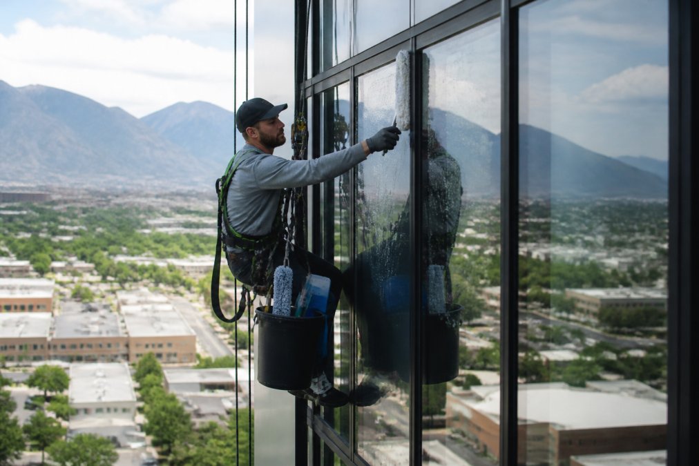 Is Professional Window Cleaning Worth It for High-Rise Residential?