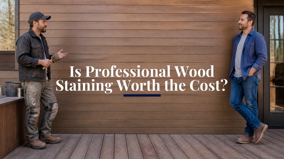 Is Professional Wood Staining Worth the Cost?