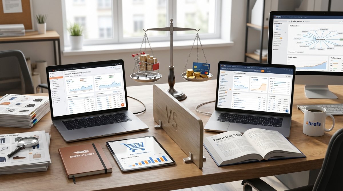 A spreadsheet showing ROI calculation for Semrush