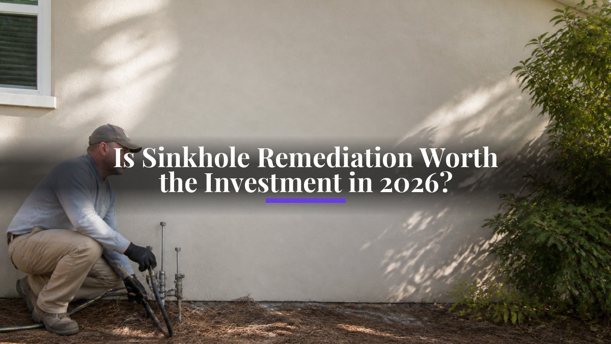 Is Sinkhole Remediation Worth the Investment in 2026?