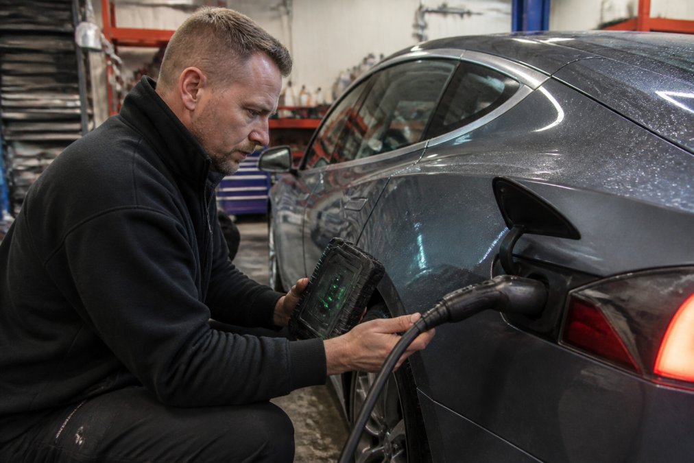 Side-by-side comparison of Professional, Tesla for Tesla remote access repair