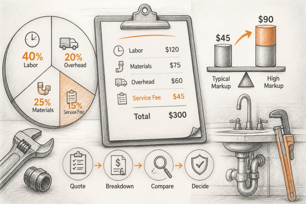 Is There Markup on Plumber Service Fees? What to Know