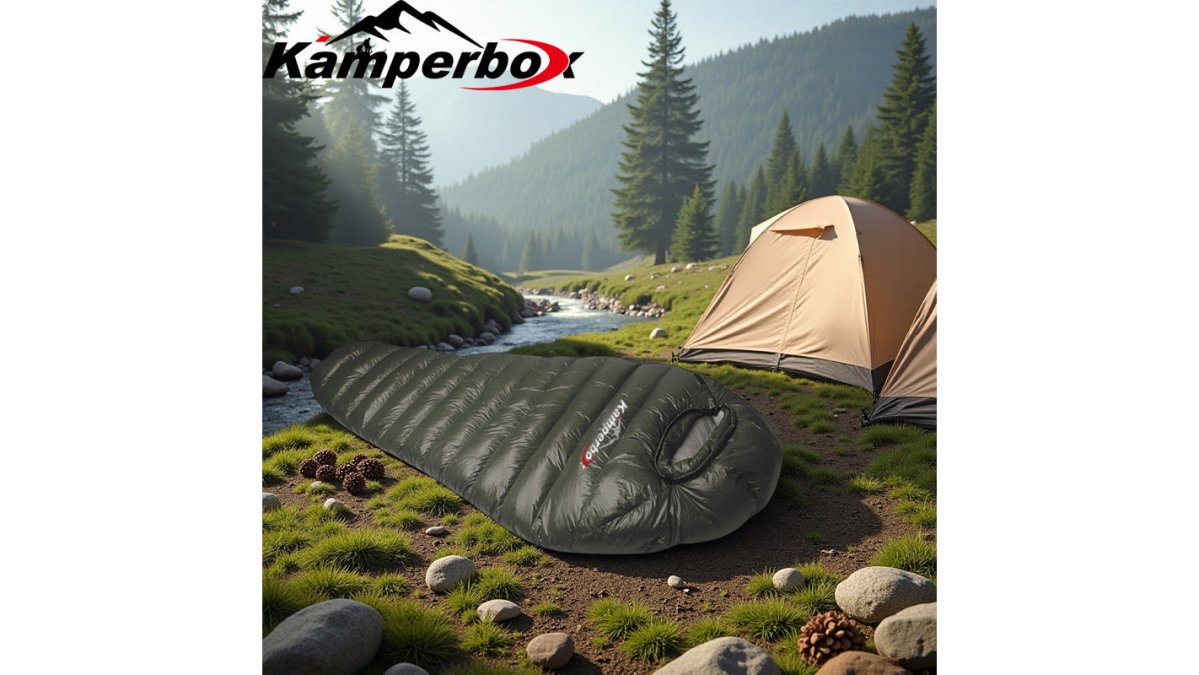 Kamperbox Down Sleeping Bag for Cold Weather Winter Camping