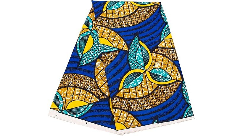 Kente nyama African Ankara Prints Wax Fabric 3 Yard African Fabric for Party Dress Craft DIY Sewing Textile Polyester Nigeria Tissu