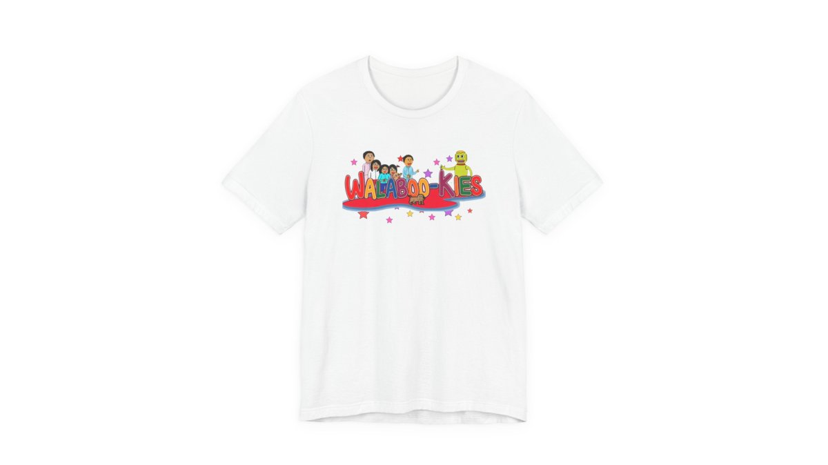 Kids Graphic Tee "Walabookies" Colorful Character Shirt