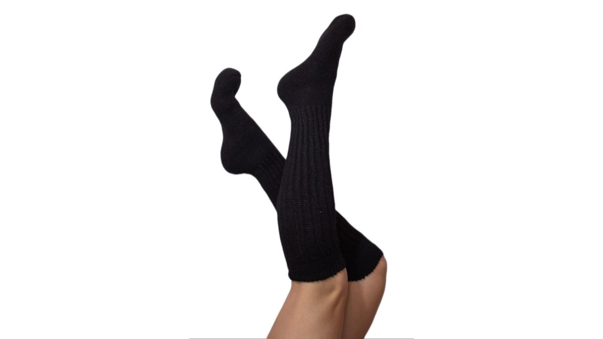 Knee-Hi Alpaca Socks