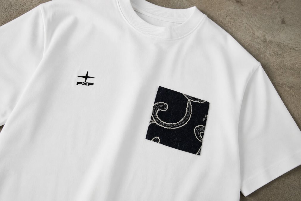 Gedetailleerde close-up van een ritssluiting en knoopgaten op een premium denim streetwear item, met zicht op de nauwkeurige afwerking en metalen details
