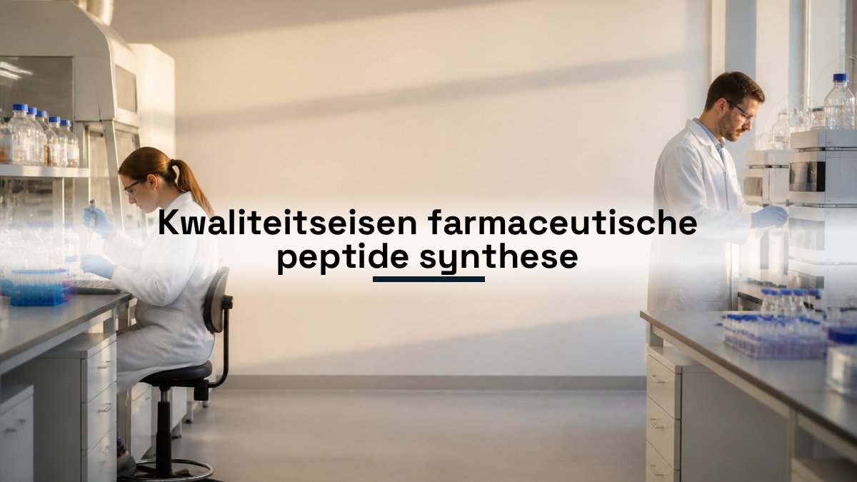 Kwaliteitseisen farmaceutische peptide synthese