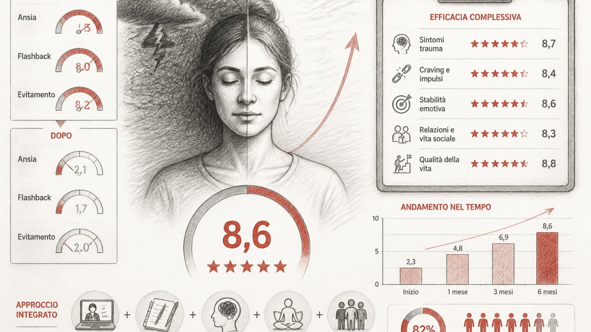 La terapia per trauma e dipendenza funziona davvero?