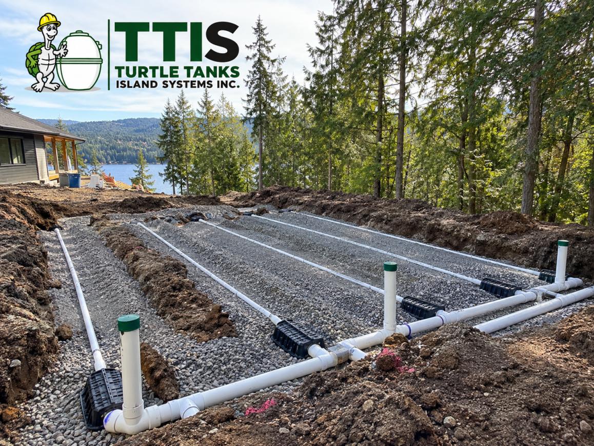 Lakeside Septic Field Installation