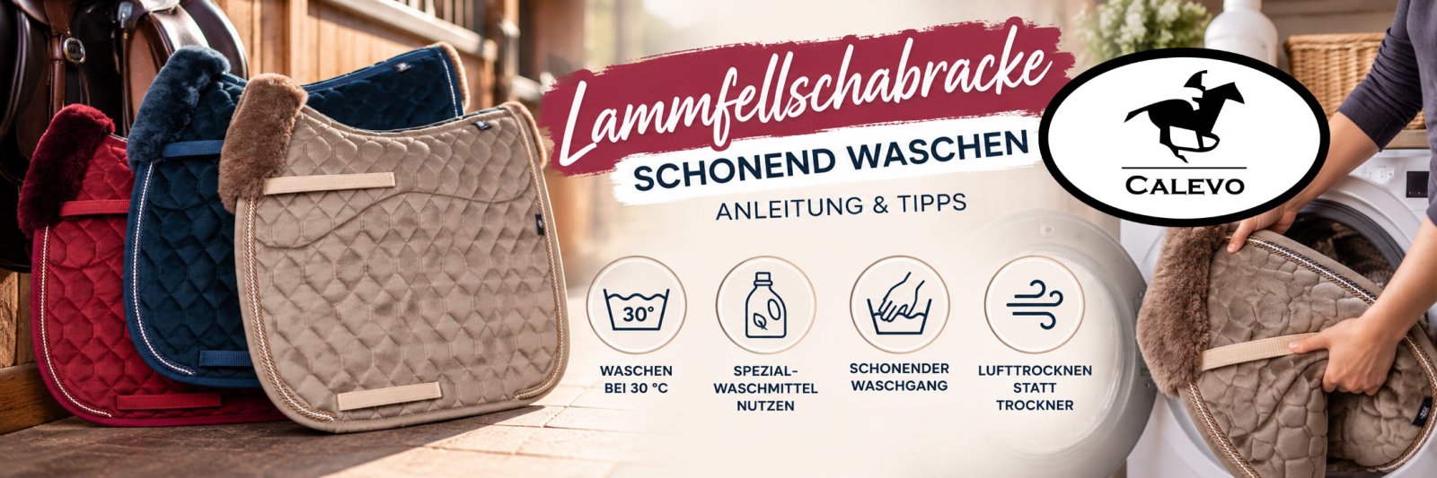 Lammfellschabracke schonend waschen: Anleitung & Tipps