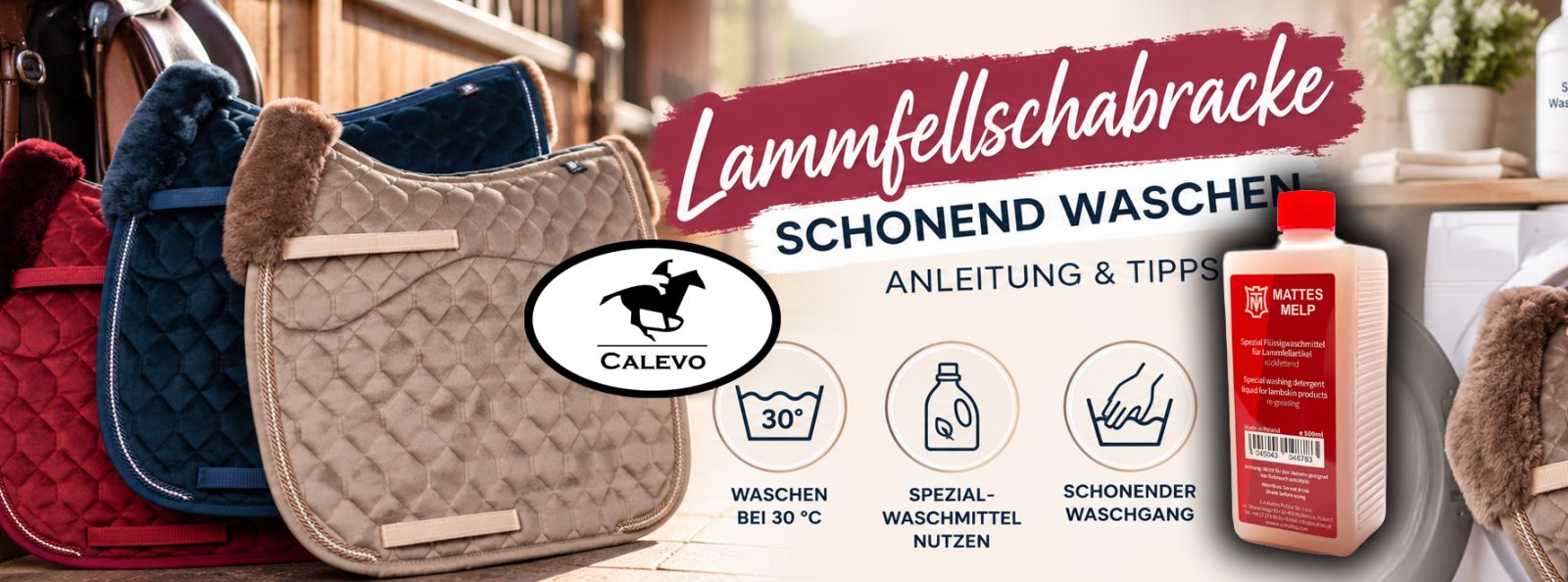 Lammfellschabracke schonend waschen: Anleitung & Tipps