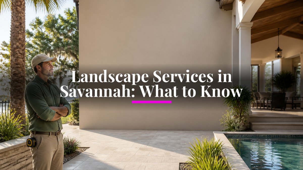 Landscape Services in Savannah: What to Know