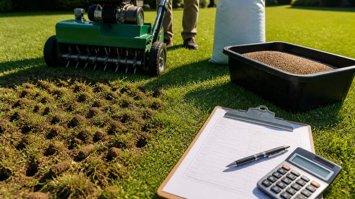 Lawn Aeration and Overseeding Cost: Pricing Guide