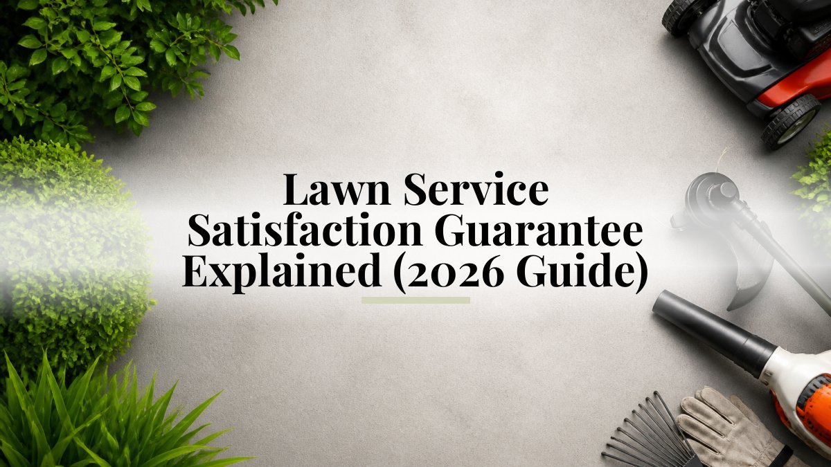Lawn Service Satisfaction Guarantee Explained (2026 Guide)