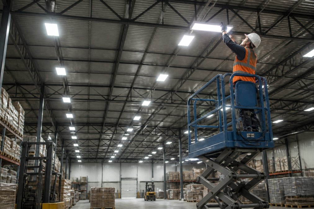 LED Warehouse Lighting Retrofits: Benefits & ROI Guide