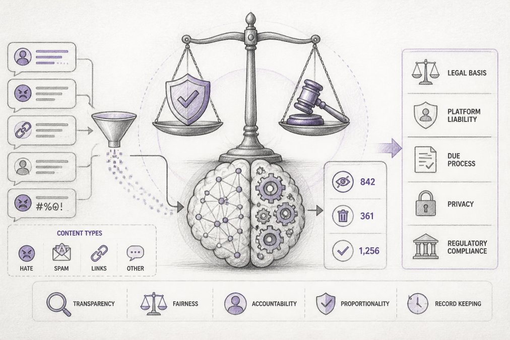 Legal Implications of AI Content Moderation