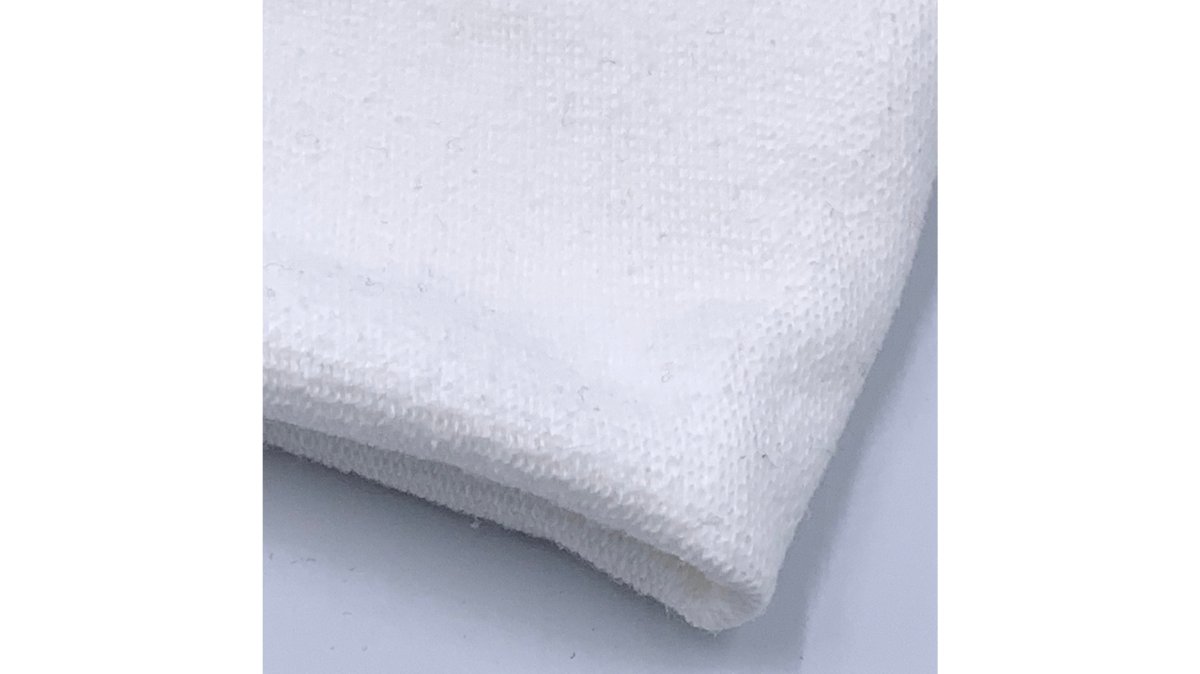 Lightweight Organic Cotton Terry - Grown & Made in USA - Optic White