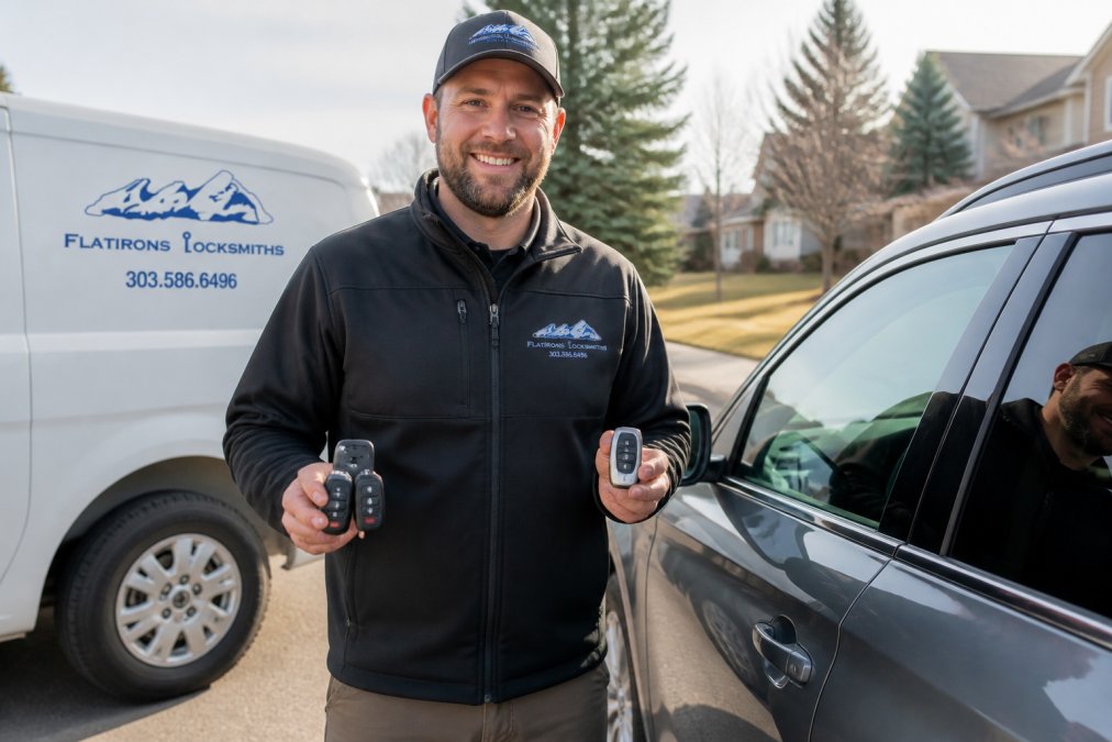 Security features diagram for locksmith vs dealership car key