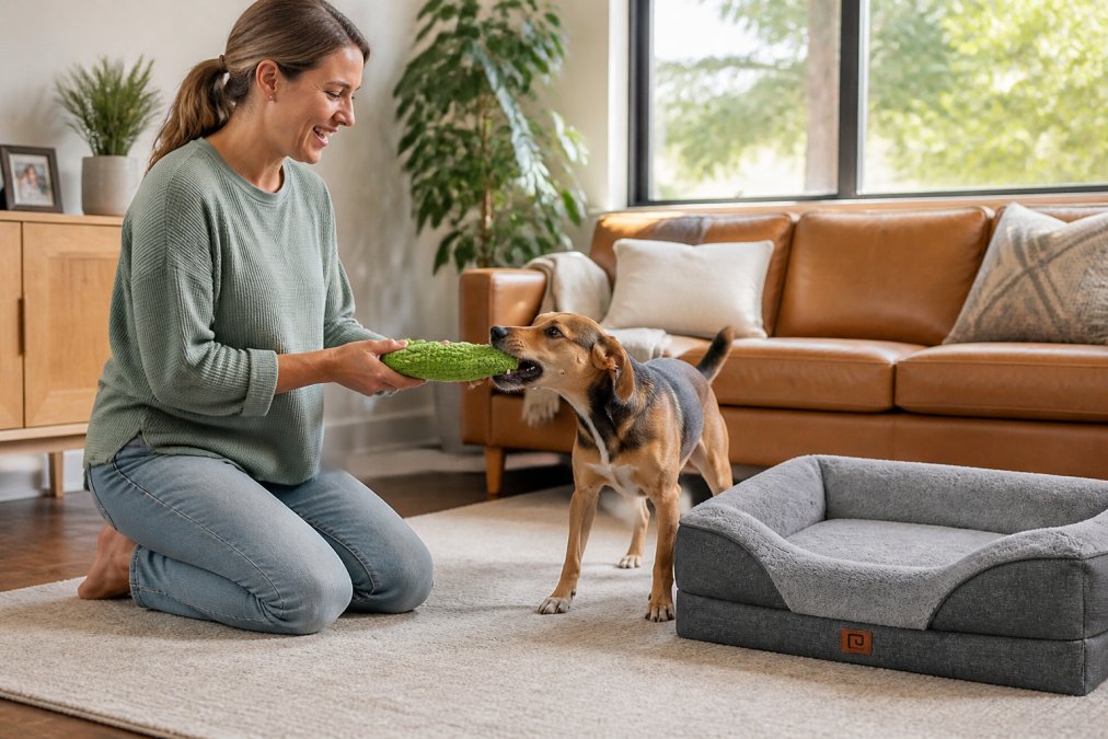 Step-by-step visual guide for Dog for dog beds for chewers