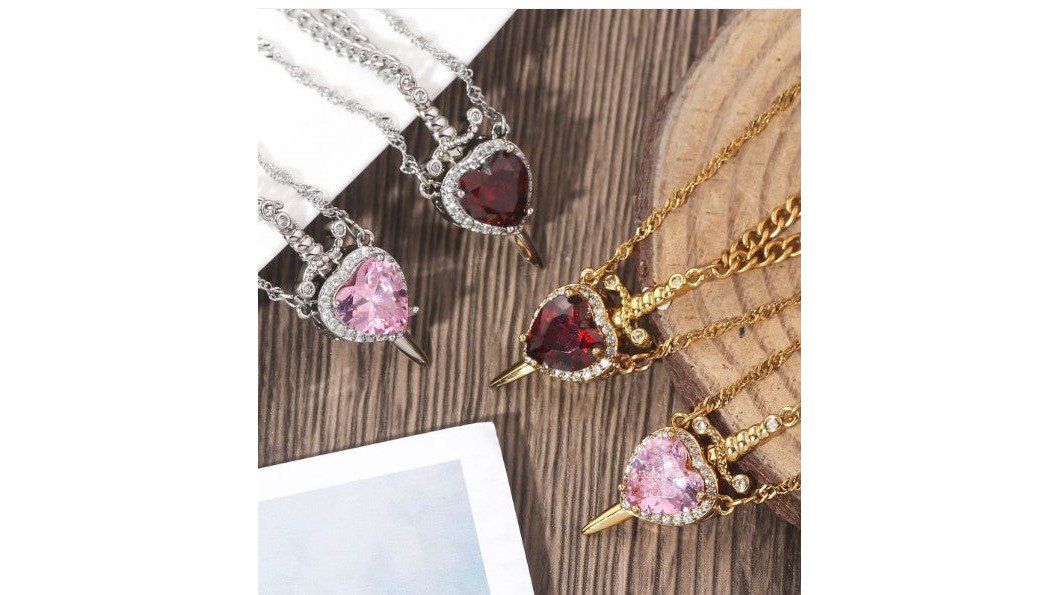 Love Dagger Necklace