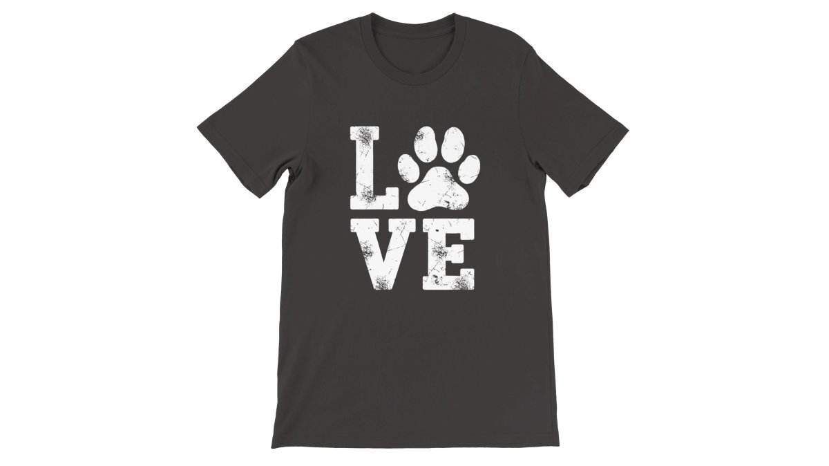 LOVE Is a Four-Legged Word Dog Mom T-Shirt