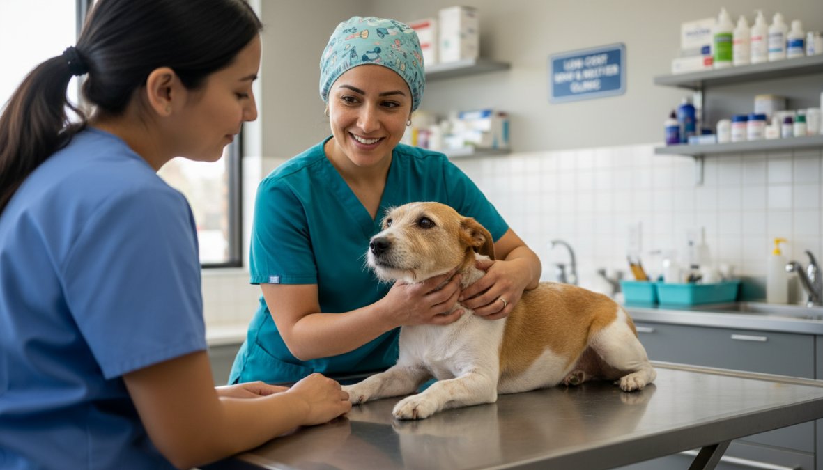 Illustration showing the benefits of low cost spay neuter clinics