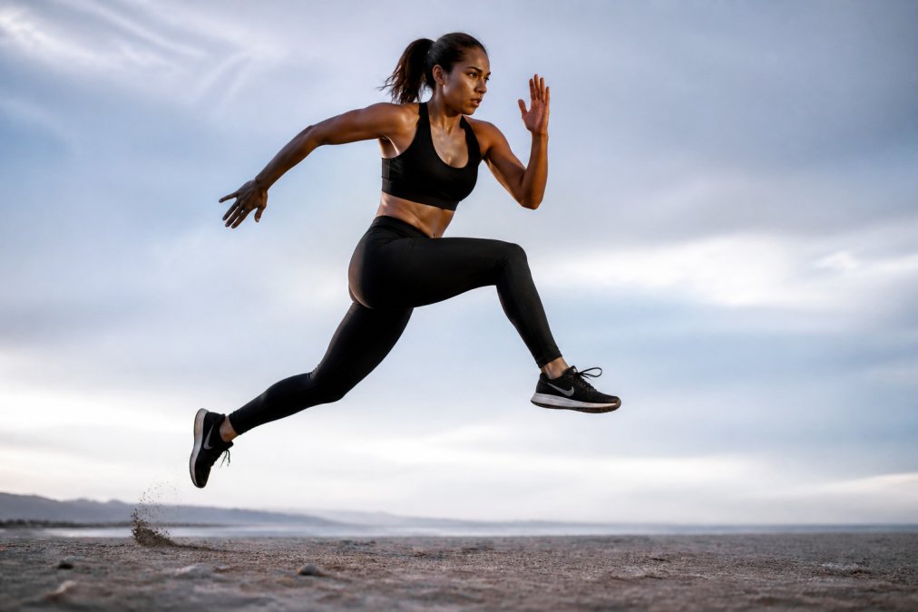 Professional illustration showing Athlete, SheRoar for Lululemon alternative for high intensity workouts