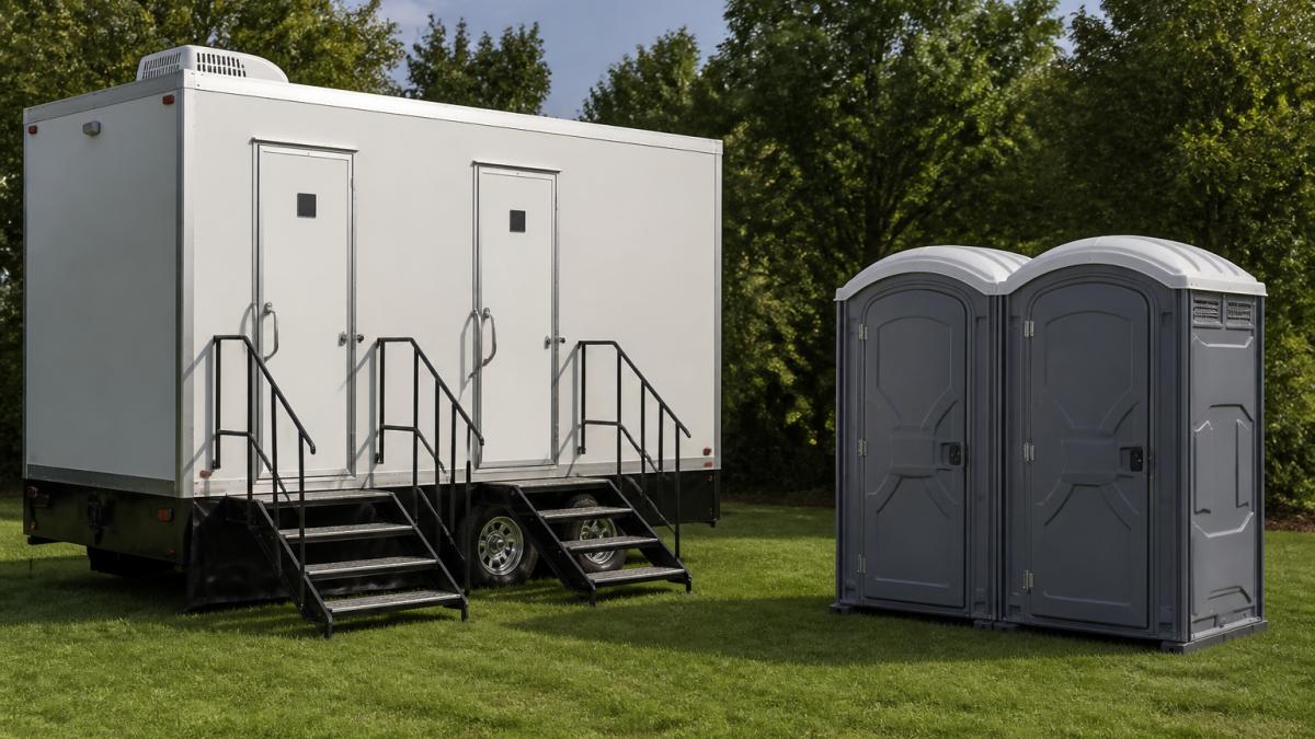 Luxury Restroom Trailer vs Porta Potty for Intimate Events