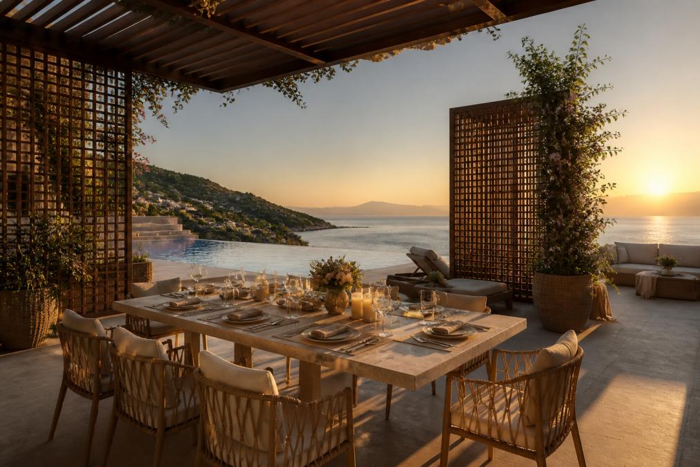 Integration architecture showing Mediterranean for yacht lifestyle vs waterfront home