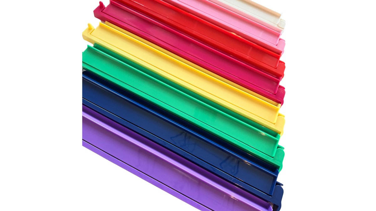 Mahjong Rack and Pusher Set of 4 - Solid Colors