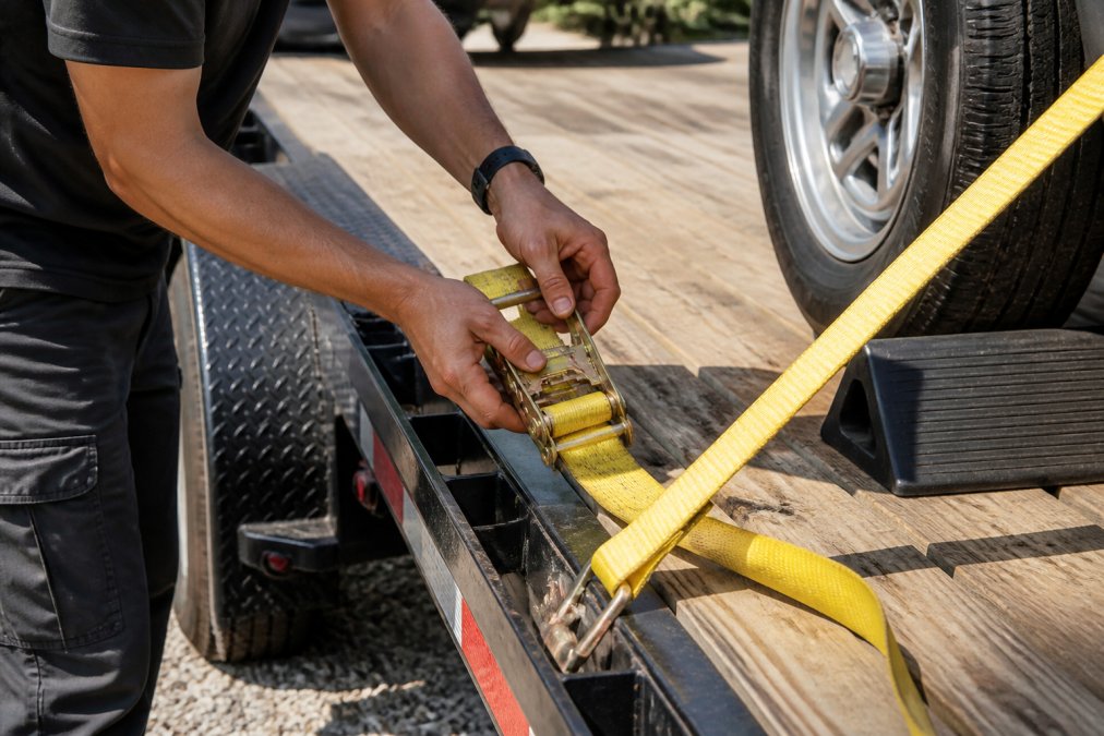 Maintaining Trailer Straps and Tire Stops: 2026 Guide