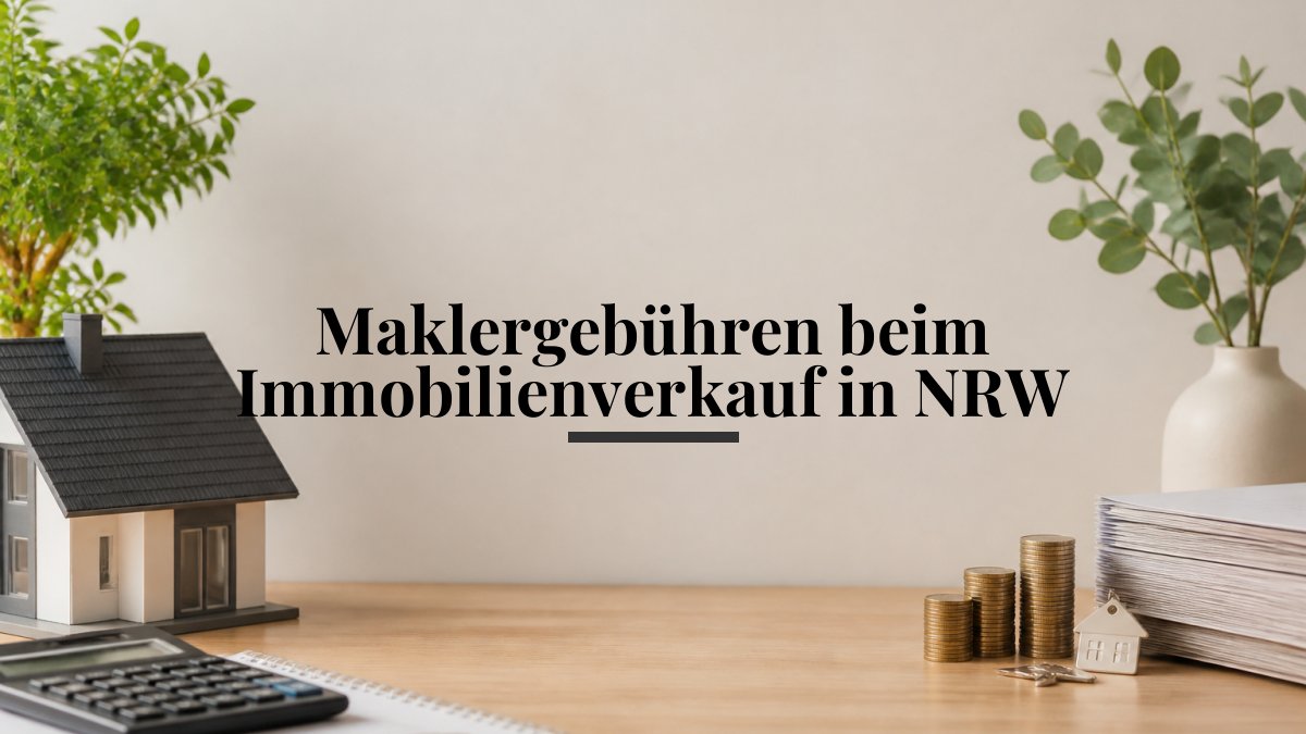 Maklergebühren beim Immobilienverkauf in NRW