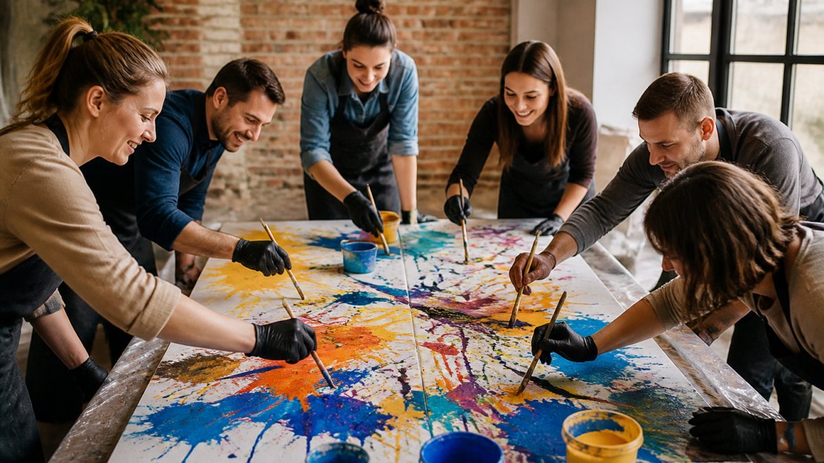 Malen als Teambuilding: Ehrliche Erfahrungen & Ideen