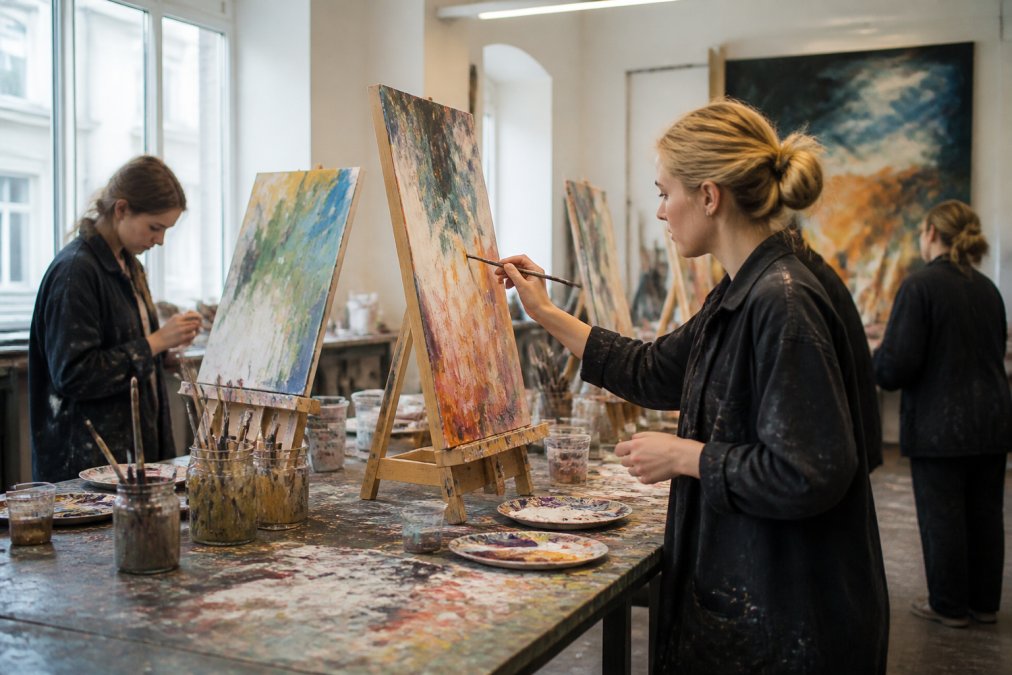 Malen lernen: Kreative Workshops in Wien
