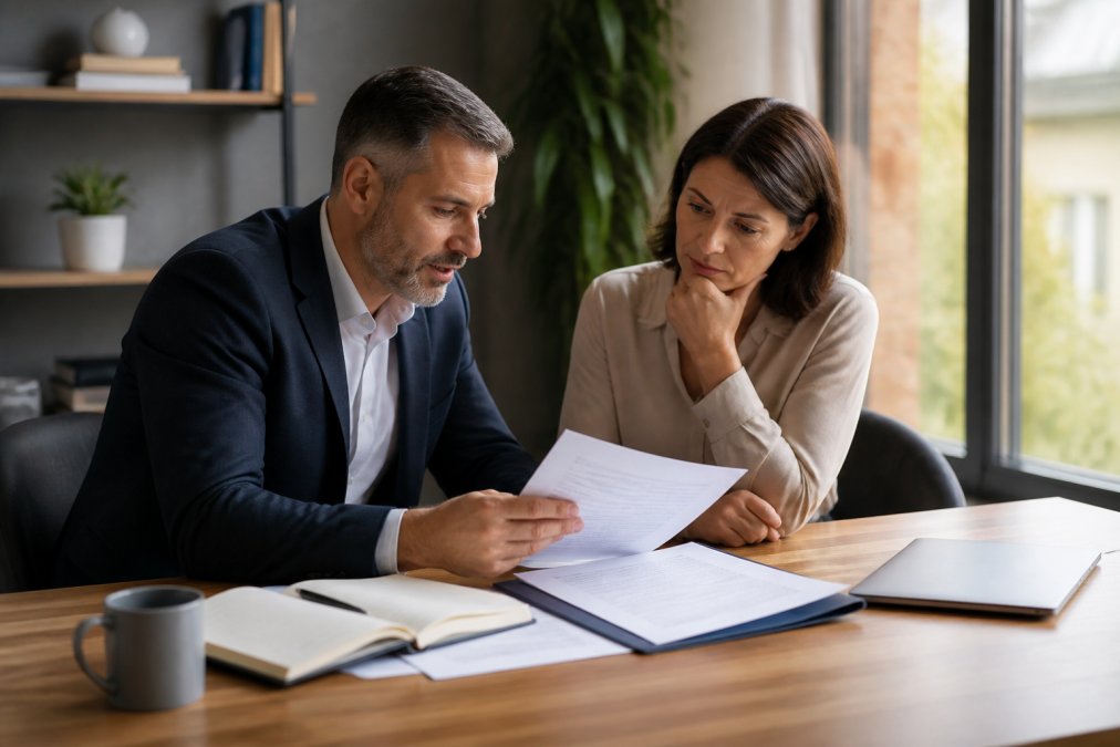 Professional illustration showing manage inheritance wisely
