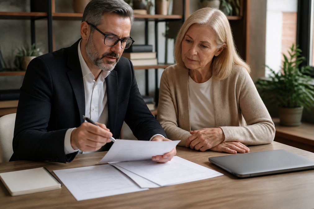 Professional illustration showing manage inheritance wisely