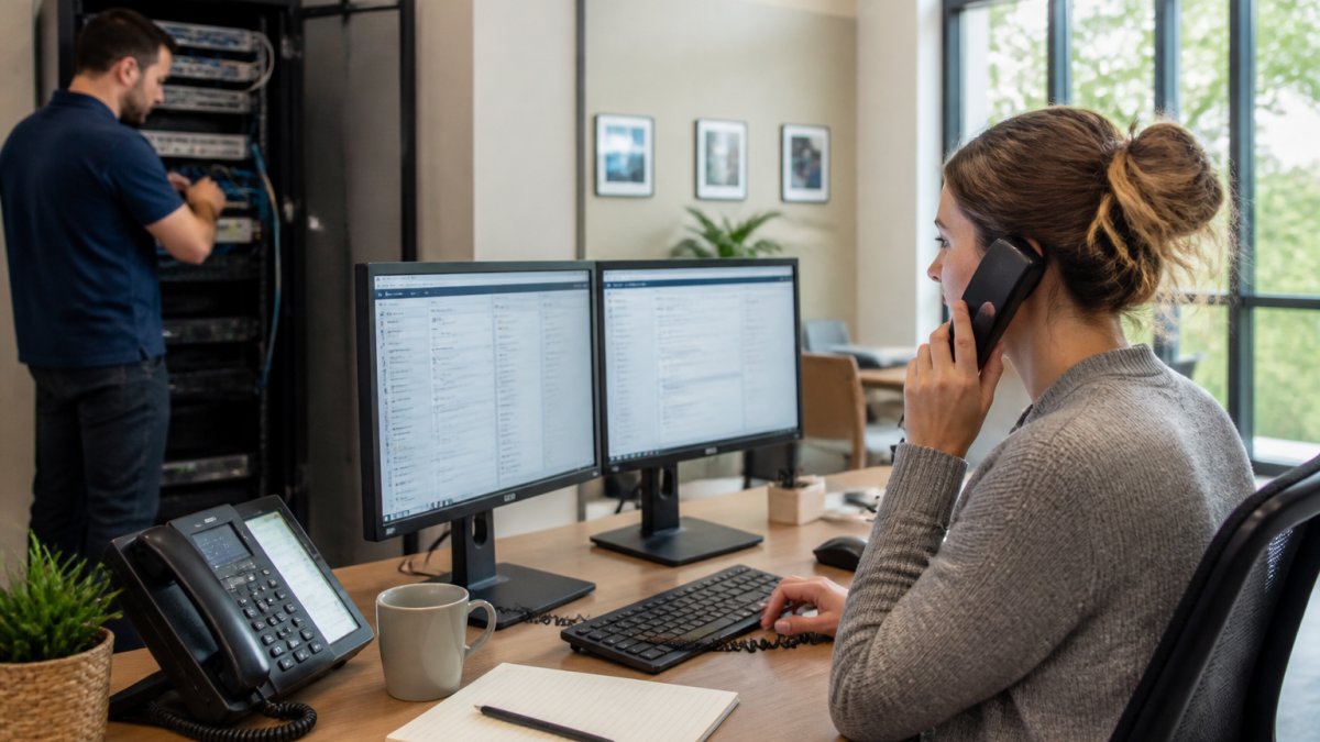 Nonprofit staff using managed IT services with help desk and server maintenance support workflows