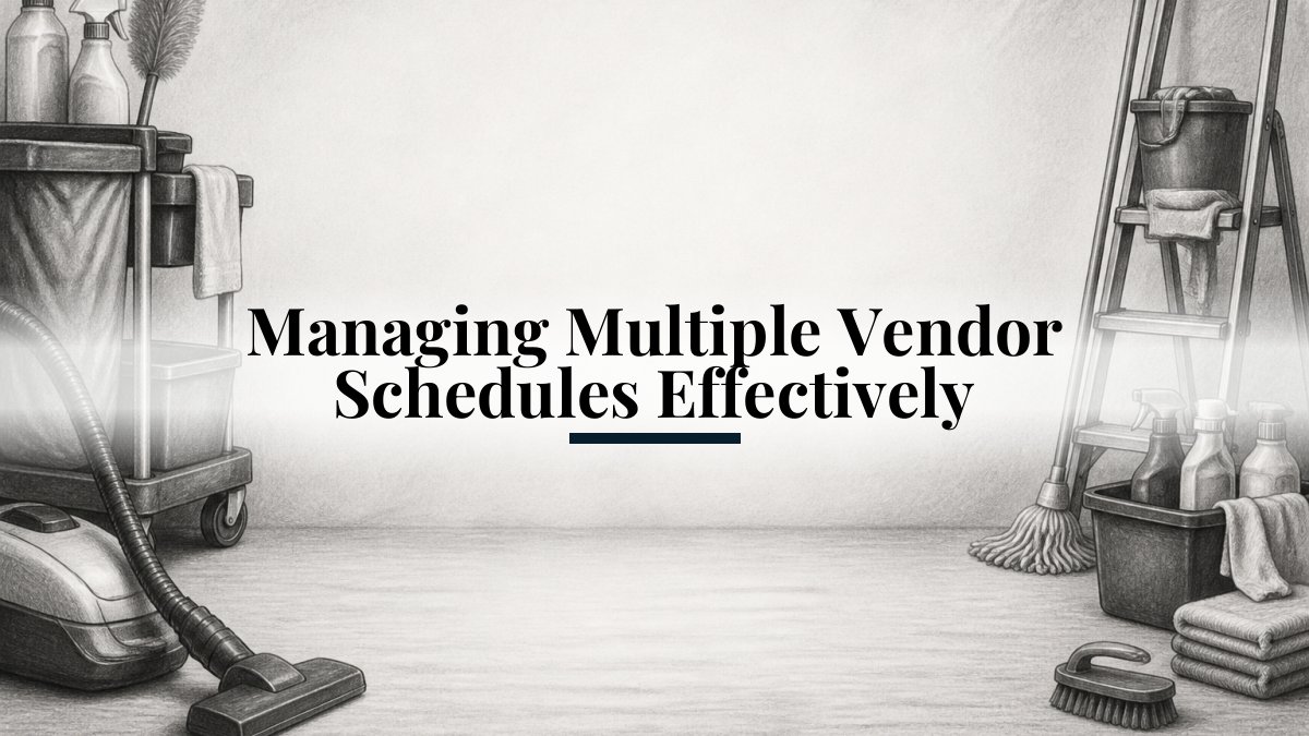 Managing Multiple Vendor Schedules Effectively