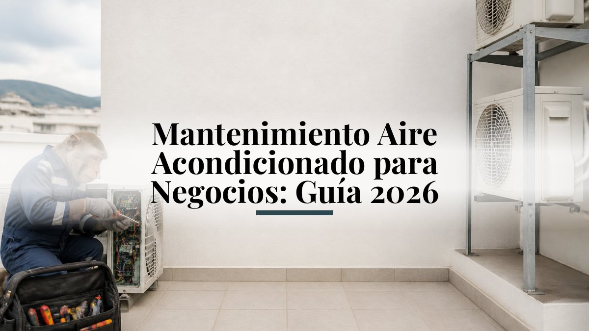 Mantenimiento Aire Acondicionado para Negocios: Guía 2026