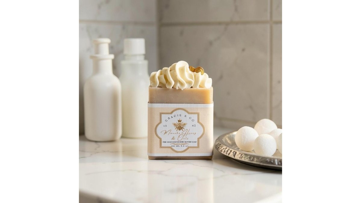 Manuka Honey Oats & Coconut Milk Shea Butter 7 oz Soap Bar