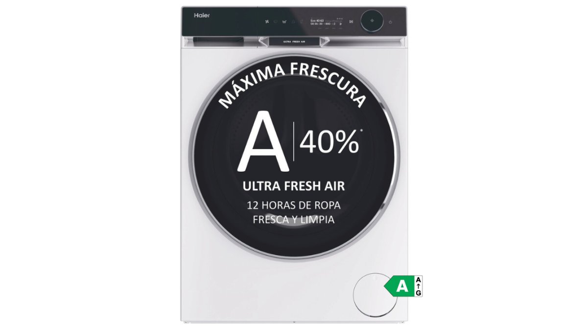 Máquina de Lavar Roupa Haier HW110B14387UIB 11Kg 1400RPM Classe A Branco