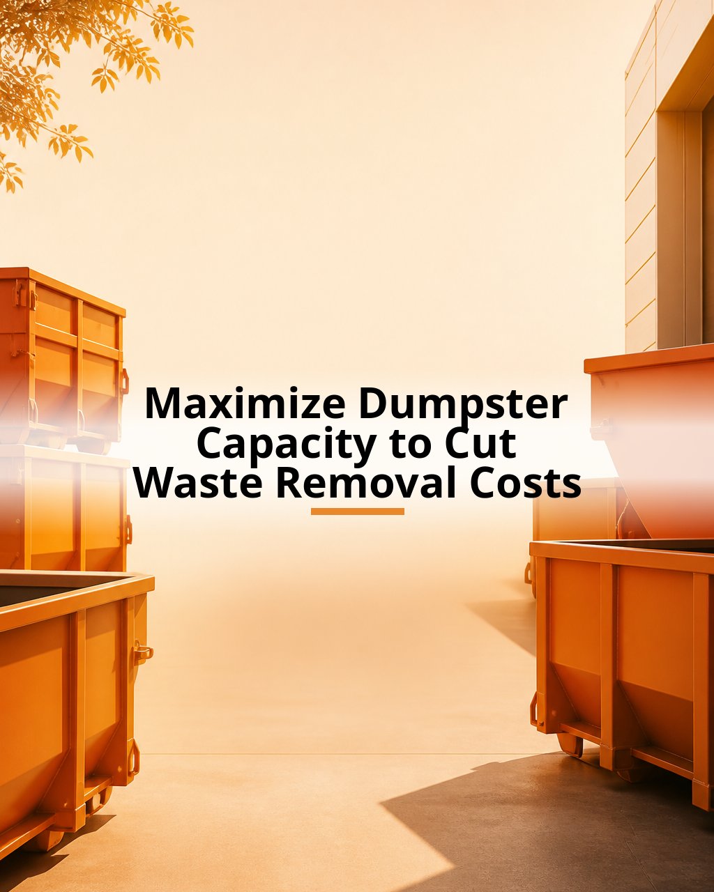 Maximize Dumpster Capacity to Cut Waste Removal Costs