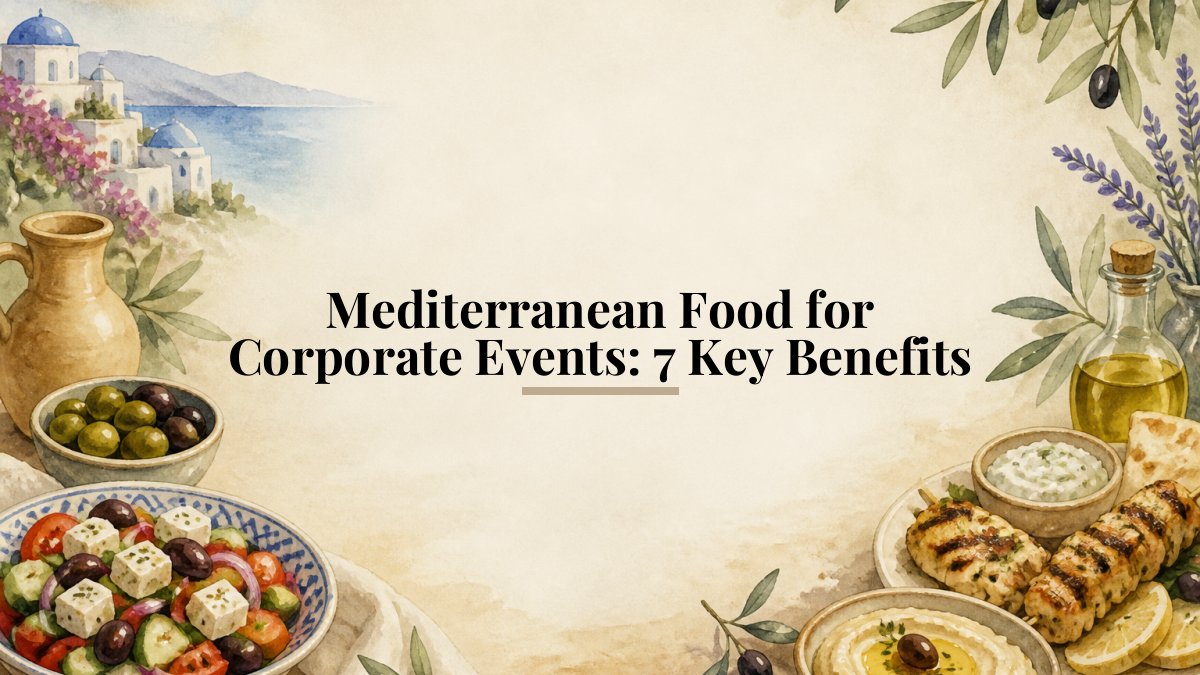 Mediterranean Food for Corporate Events: 7 Key Benefits
