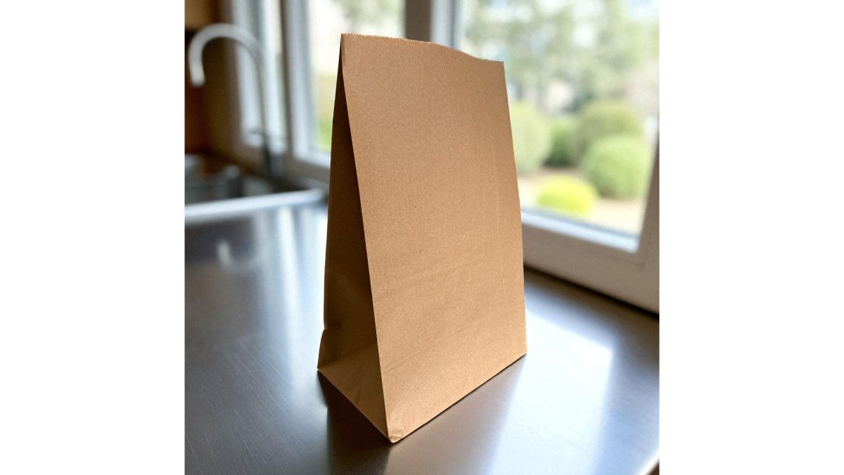 Medium Kraft Paper Grab Bag 250x160x400mm Pack 250