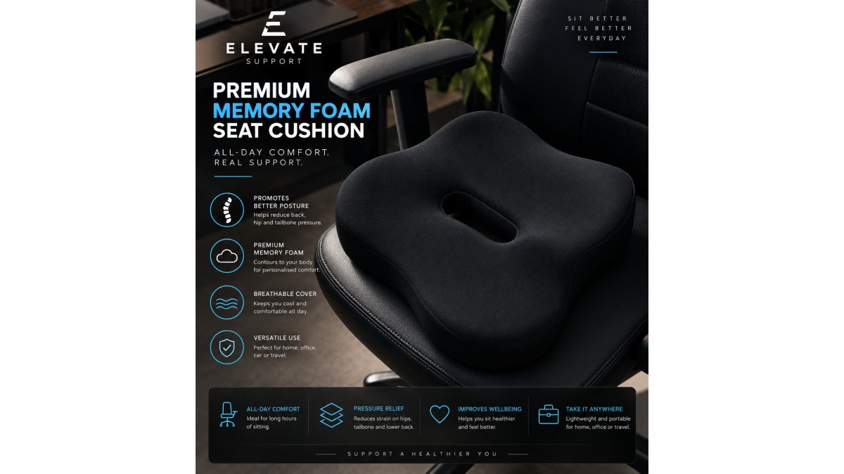 Memory Foam Seat Cushion