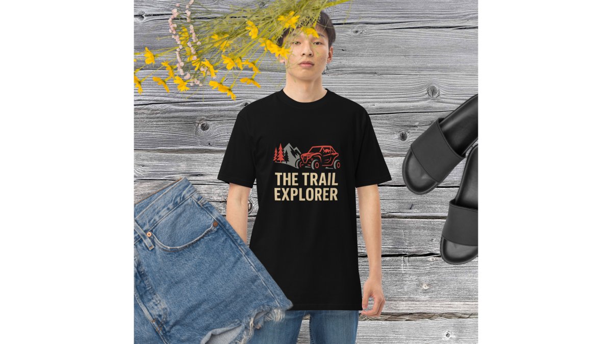 Men’s premium heavyweight tee Trail Soda